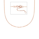 Collier en or rose 18 carats, env. 2,70 grammes - MVC058RR